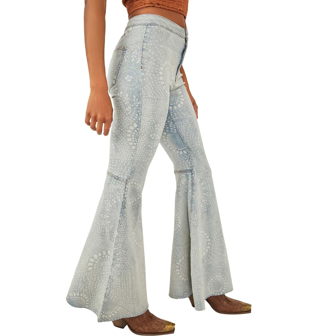 Cheap π Free People Just Float On Geo Flare π Jeans π 5 Cheap π Free People Just Float On Geo Flare π Jeans π - Image 3