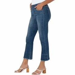 Flash Sale 🔔 Liverpool Gia Glider Crop Flare Wide Hem 👖 Jeans ✔️ -Women‘s Clothing Store unnamed file 357