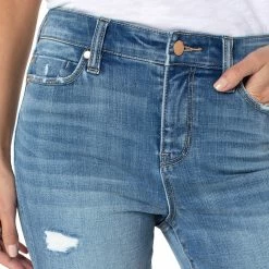 Best deal 🧨 Liverpool Hannah Crop Flare Denim Shorts 💯 -Women‘s Clothing Store unnamed file 595