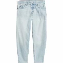 Outlet ⭐ Old Navy Slouchy Taper Light Wash With Hem Hack 👖 Jeans ⌛ -Women‘s Clothing Store unnamed file 640