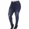 Promo 😉 White Mark Plus Size Paint Splatter Denim Skinny 👖 Jeans 😀 -Women‘s Clothing Store unnamed file 641