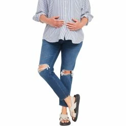 Best Pirce π₯ Old Navy Maternity Full Panel Boyfriend Divine Straight π Jeans π