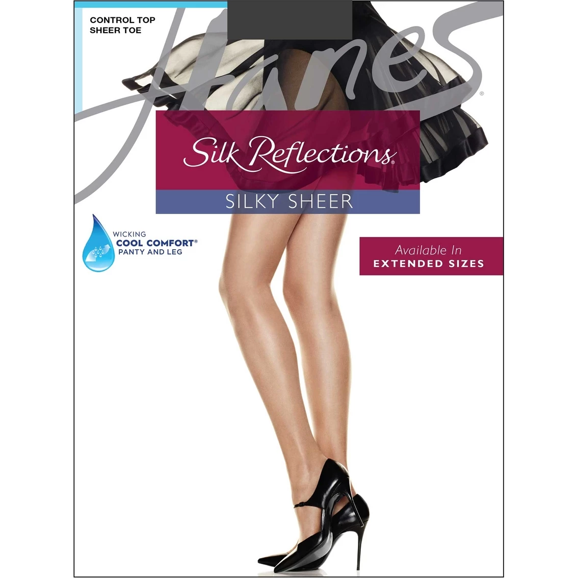 Wholesale β€οΈ Hanes Silk Reflections Control Top Sheer Toe Pantyhose π 5 Wholesale β€οΈ Hanes Silk Reflections Control Top Sheer Toe Pantyhose π - Image 3