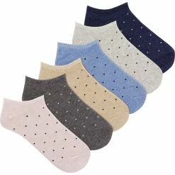 Buy 🛒 K. Bell Pin Dot No Show 🧦 Socks 6 Pk. 🥰