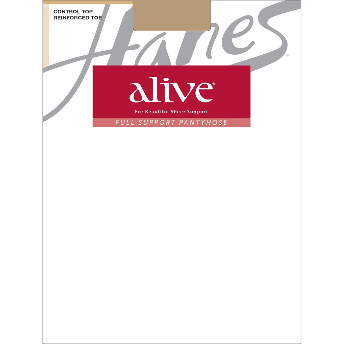 Buy ❤️ Hanes Alive Full Support Control Top Reinforced Toe Pantyhose ❤️ 3 Buy ❤️ Hanes Alive Full Support Control Top Reinforced Toe Pantyhose ❤️