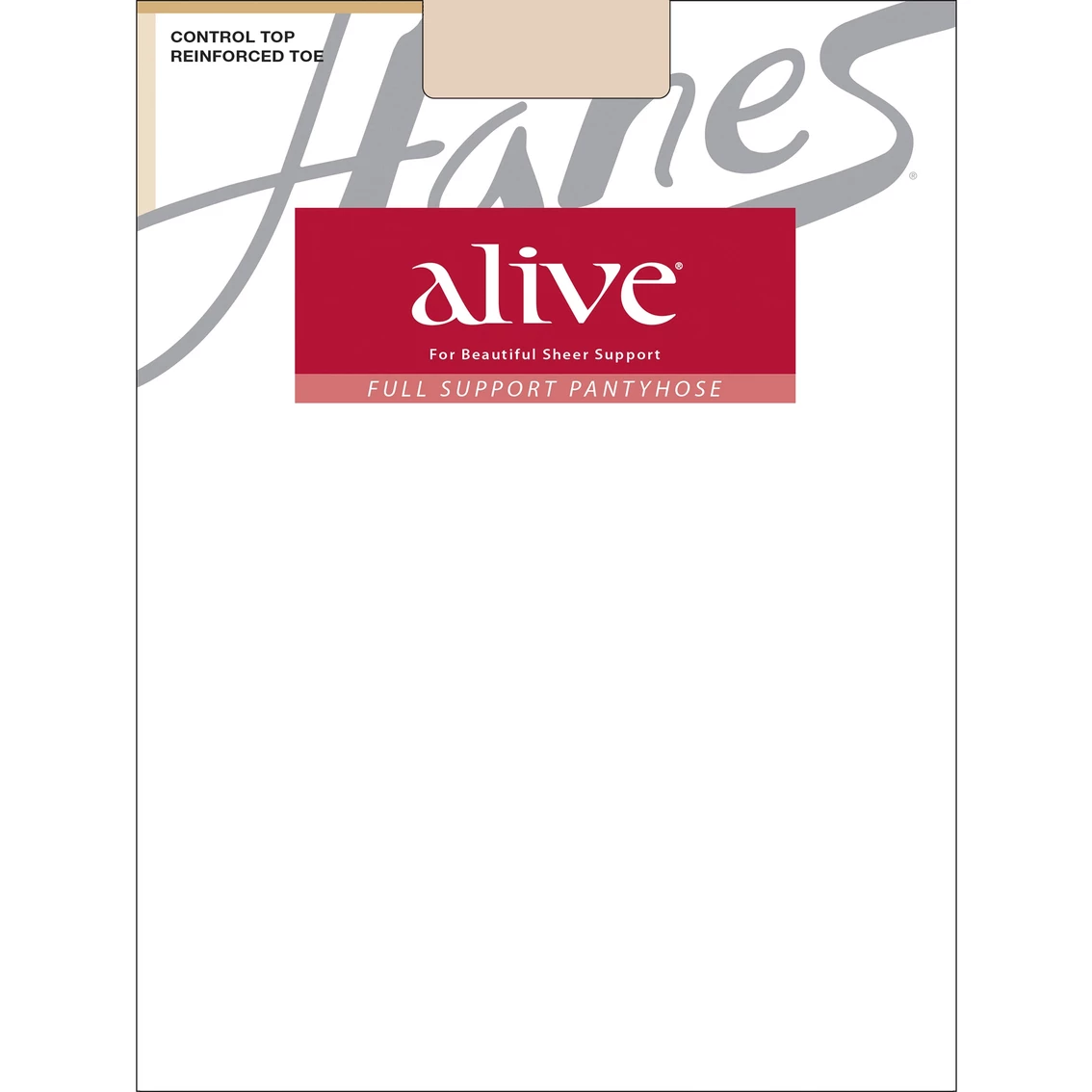 Buy ❤️ Hanes Alive Full Support Control Top Reinforced Toe Pantyhose ❤️ 4 Buy ❤️ Hanes Alive Full Support Control Top Reinforced Toe Pantyhose ❤️ - Image 2