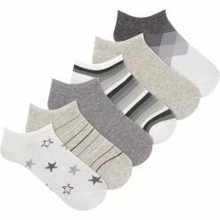 Budget 🤩 K. Bell Stars No Show 🧦 Socks 6 Pk. 🥰
